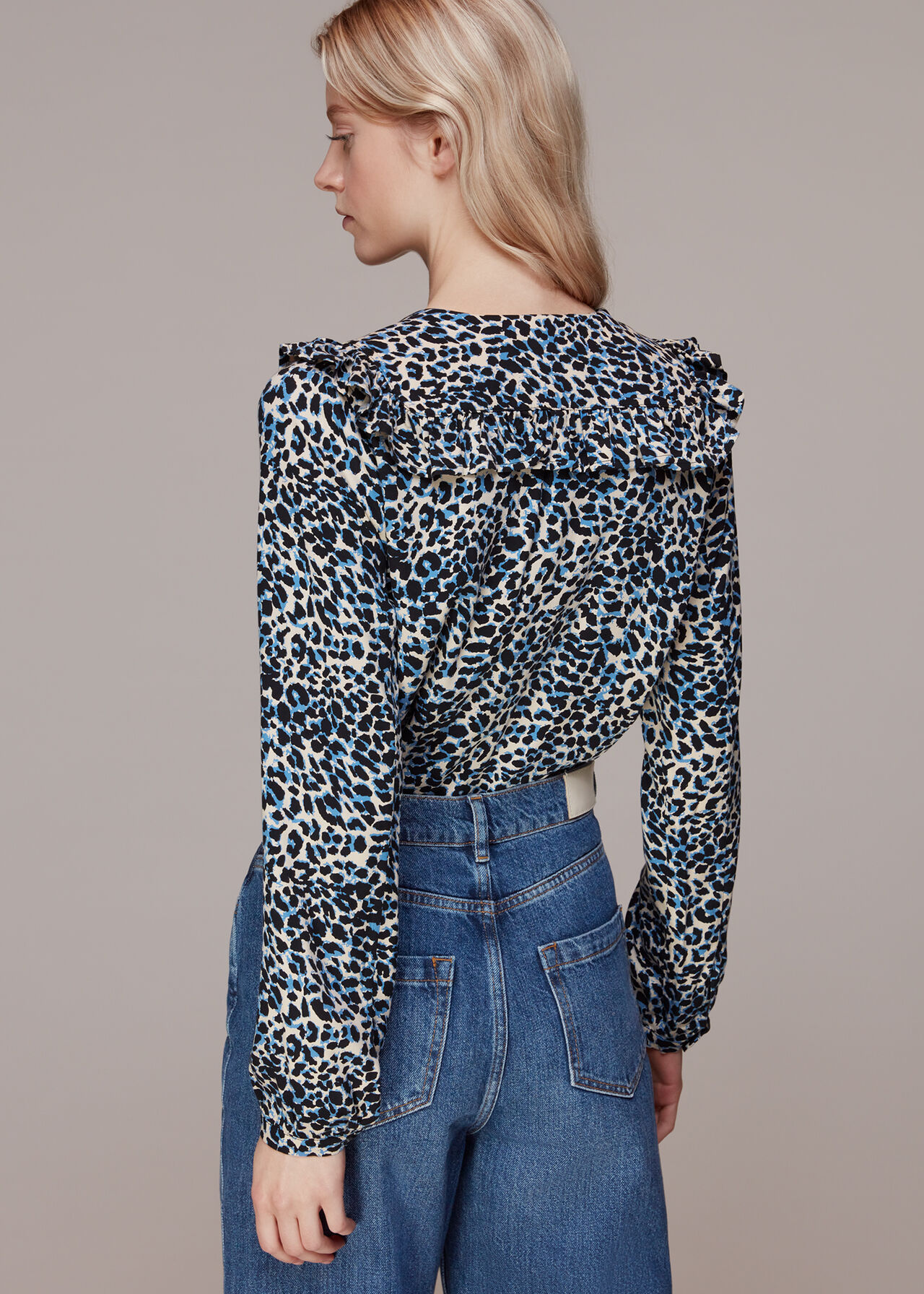 Abstract Cheetah Lenny Collar